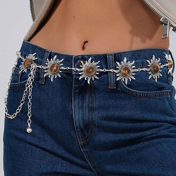 Sun Belt Body Chain Adjustable Belly Bracelet for Women Festival Beach Wear - Picture 4 of 6